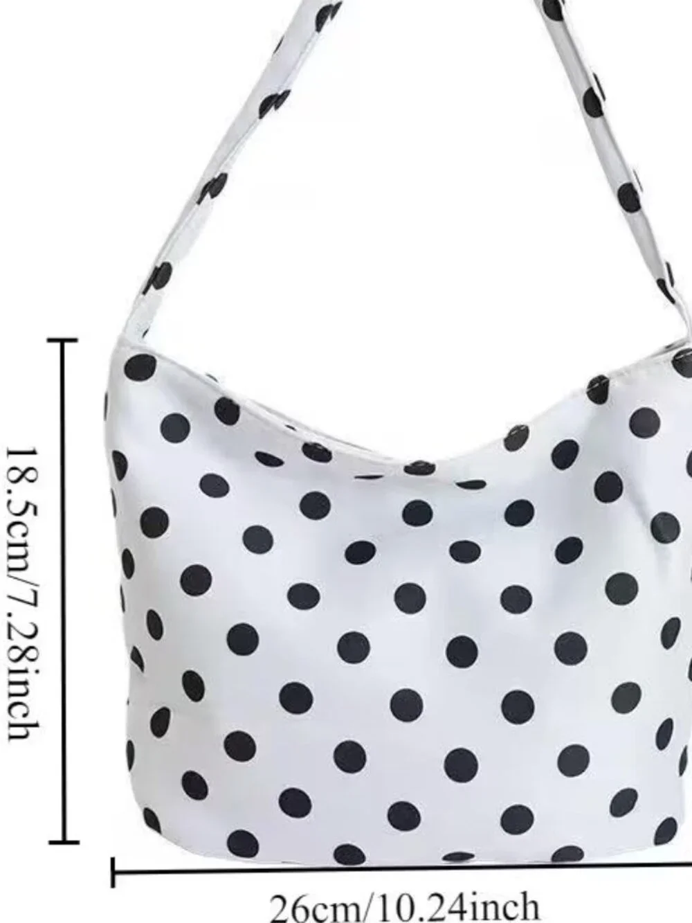 YELLOW POLKA DOT BAG
